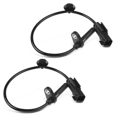 2 Pcs Rear ABS Wheel Speed Sensor