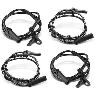 4 Pcs Front & Rear ABS Wheel Speed Sensor