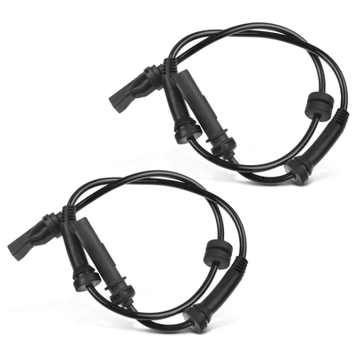 2 Pcs Front ABS Wheel Speed Sensor