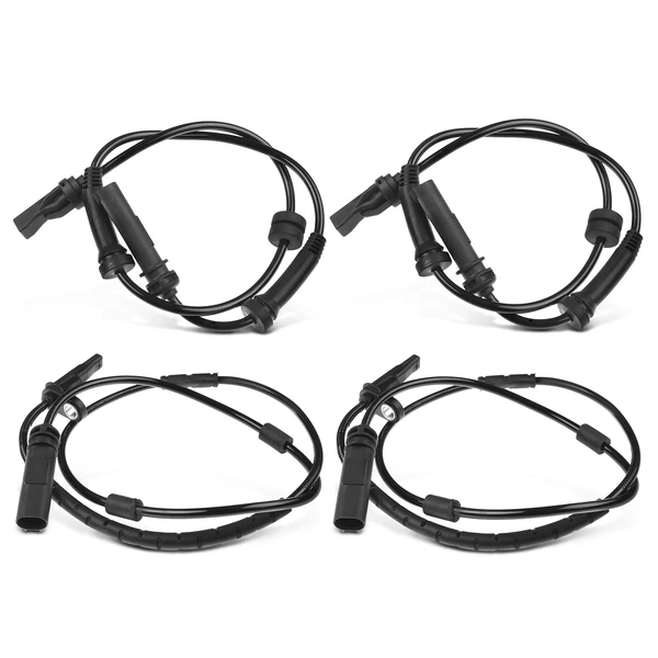 4 Pcs Front & Rear ABS Wheel Speed Sensor for 2013-2018 BMW 320i