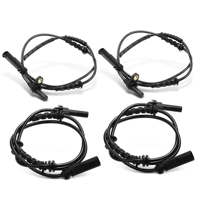4 Pcs Front & Rear ABS Wheel Speed Sensor