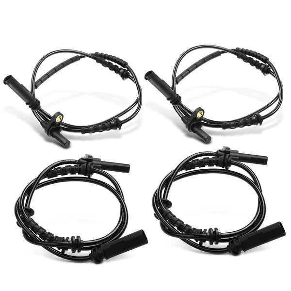 4 Pcs Front & Rear ABS Wheel Speed Sensor for 2013-2014 BMW 740i