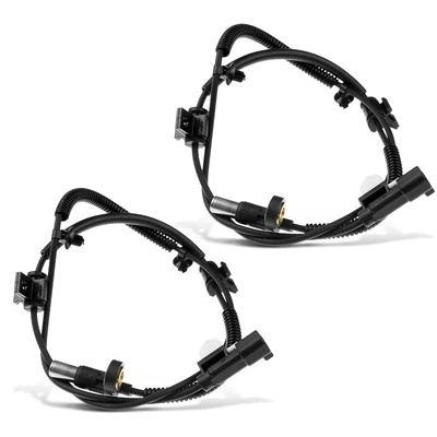 2 Pcs Front ABS Wheel Speed Sensor