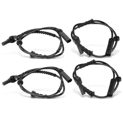 4 Pcs Front & Rear ABS Wheel Speed Sensor