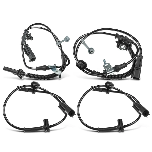 4 Pcs Front & Rear ABS Wheel Speed Sensor for Ford Mustang 2015-2016 2018-2019