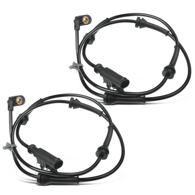 2 Pcs Rear ABS Wheel Speed Sensor