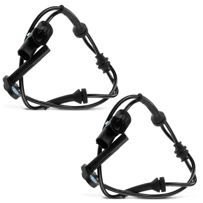 2 Pcs Front ABS Wheel Speed Sensor