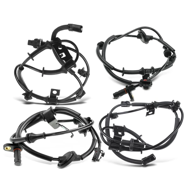 4 Pcs Front & Rear ABS Wheel Speed Sensor for Hyundai Elantra 15-16 L4 1.8L 2.0L