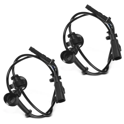 2 Pcs Rear ABS Wheel Speed Sensor
