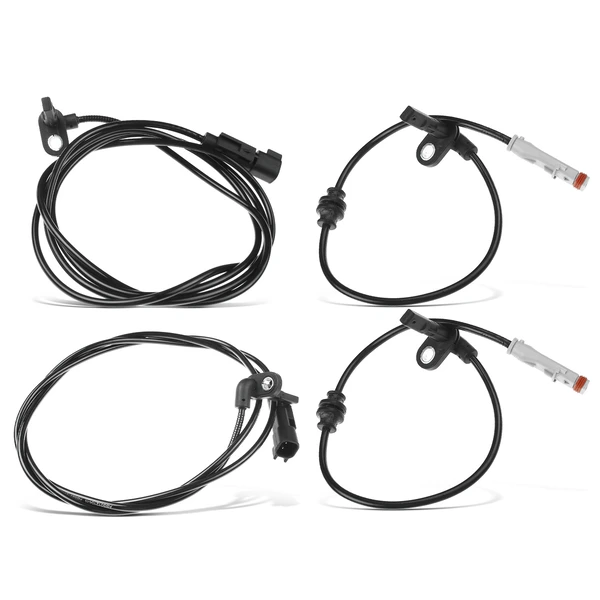 4 Pcs Front & Rear ABS Wheel Speed Sensor for Buick Regal 2012-2013 2.0L 2.4L