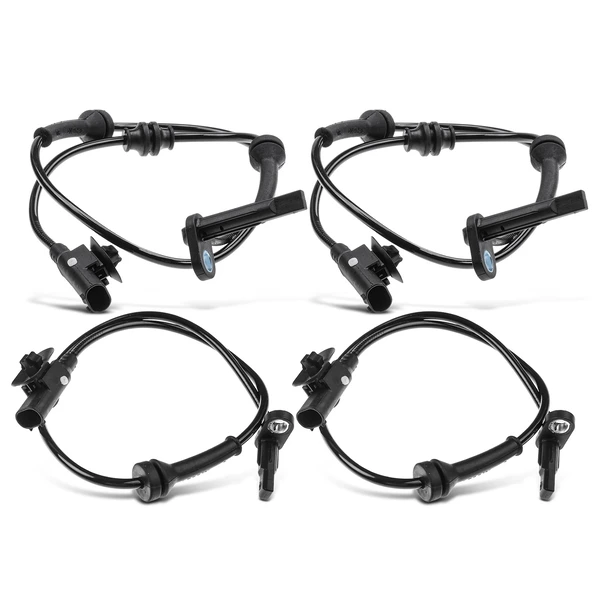 4 Pcs Front & Rear ABS Wheel Speed Sensor for Dodge Dart 2013 1.4L 2.0L 2.4L