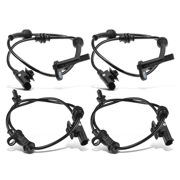 4 Pcs Front & Rear ABS Wheel Speed Sensor for 2014-2016 Dodge Dart