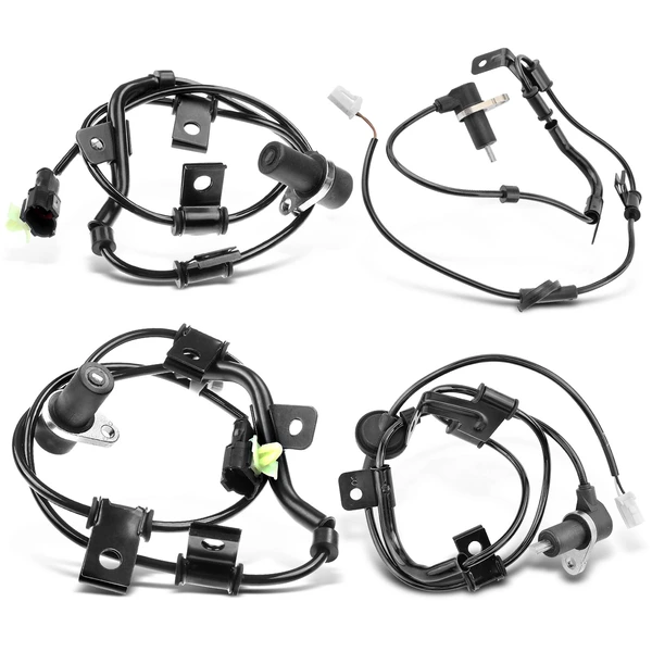4 Pcs Front & Rear ABS Wheel Speed Sensor for Hyundai Tiburon 1999-2001 L4 2.0L