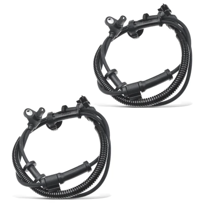 2 Pcs Front ABS Wheel Speed Sensor