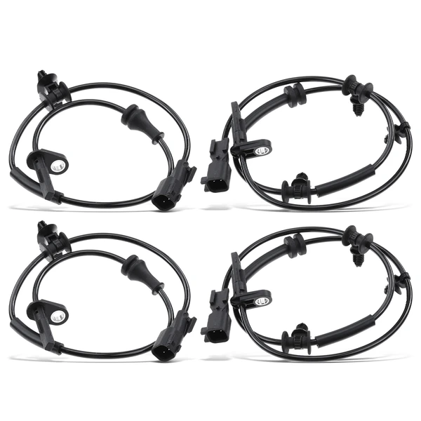 4 Pcs Front & Rear ABS Wheel Speed Sensor for Tesla 3 2017-2019 ELECTRIC