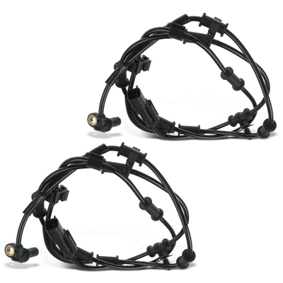 2 Pcs Front ABS Wheel Speed Sensor