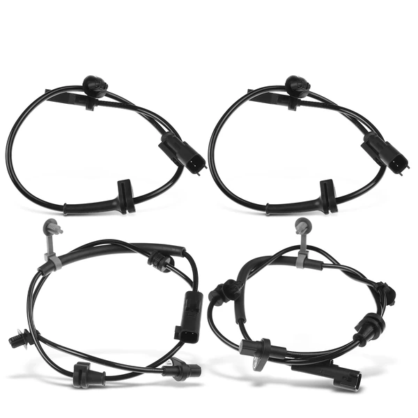 4 Pcs Front & Rear ABS Wheel Speed Sensor for Ford Mustang 2015-2016 V8 5.2L