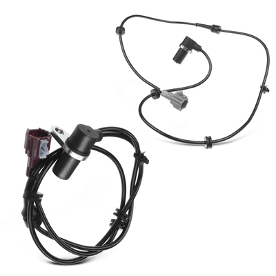 2 Pcs Rear ABS Wheel Speed Sensor