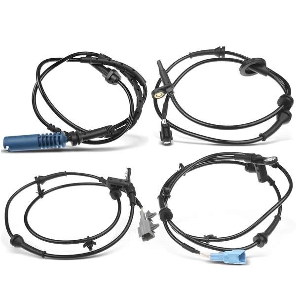 4 Pcs Front & Rear ABS Wheel Speed Sensor for 2004-2005 Nissan Quest