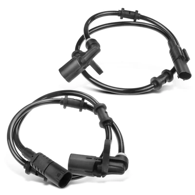 2 Pcs Rear ABS Wheel Speed Sensor