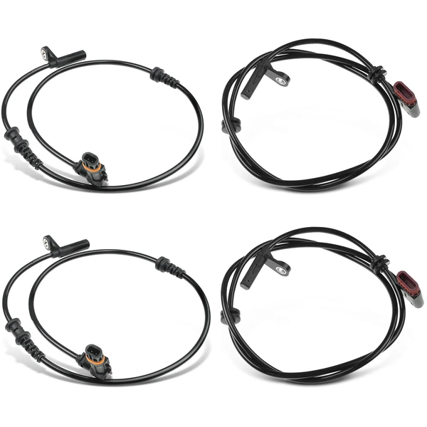 4 Pcs Front & Rear ABS Wheel Speed Sensor for Mercedes-Benz C300 C350 2008-2011