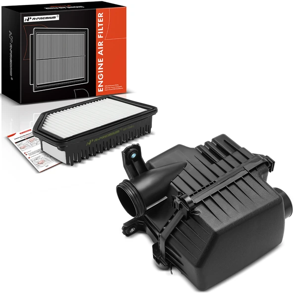 Engine Air Cleaner Filter Box with Air Filter for 2012-2017 Hyundai Accent