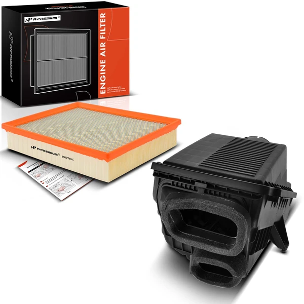 Engine Air Cleaner Filter Box with Air Filter for 2000-2002 Chevrolet Tahoe