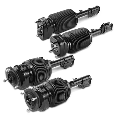 4 Pcs Front & Rear Air Suspension Struts