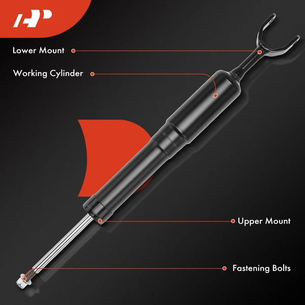 2 Pcs Front Driver & Passenger Air Suspension Struts for Audi Allroad Quattro 2001-2005