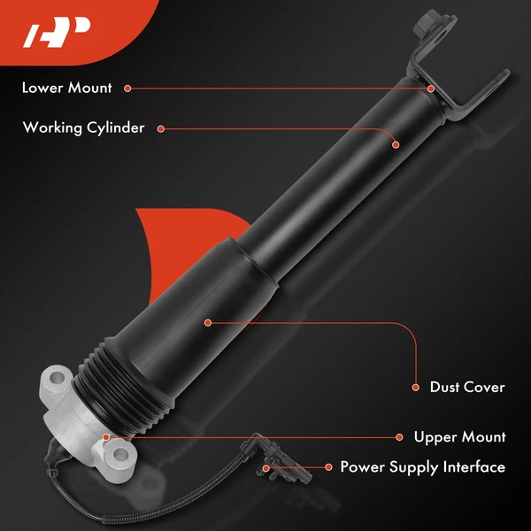 2 Pcs Rear Driver & Passenger Air Suspension Struts for Chevrolet Corvette 2015-2019