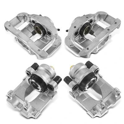 4 Pcs Front & Rear Brake Calipers