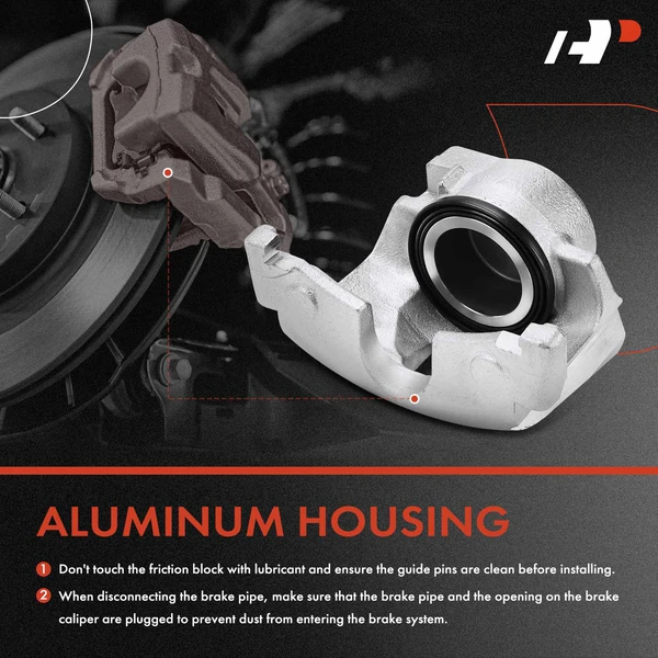 2-PC Brake Caliper, Driver & Passenger, 1-Piston, A-Premium APBC3638