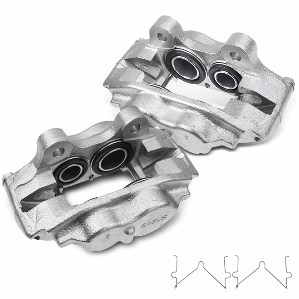 2-PC Brake Caliper, Front Driver & Passenger, 4-Piston, A-Premium APBC3631