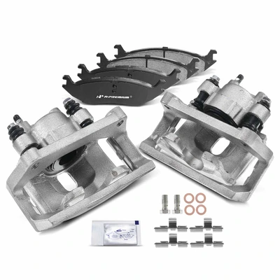 6 Pcs Rear Brake Calipers & Ceramic Brake Pads