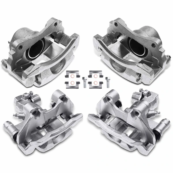 4-PC Brake Caliper, Front & Rear, 1-Piston, A-Premium APBC3938