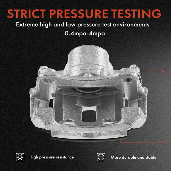 12-PC Brake Caliper + Brake Pad, Front & Rear, 1-Piston, A-Premium APBC3554