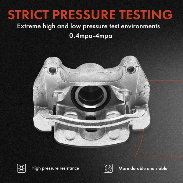 12-PC Brake Caliper + Brake Pad, Front & Rear, 1-Piston, A-Premium APBC3562