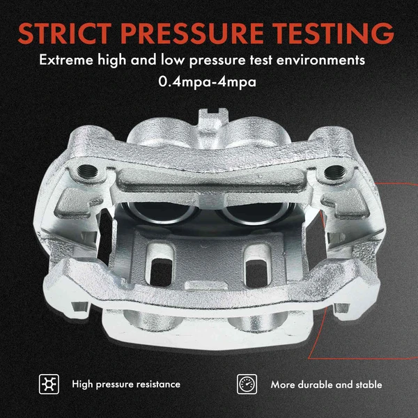 12-PC Brake Caliper + Brake Pad, Front & Rear, 1-Piston, A-Premium APBC3619