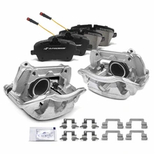 6 Pcs Front Brake Calipers & Ceramic Brake Pads