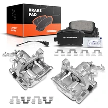 6 Pcs Rear Brake Calipers & Ceramic Brake Pads