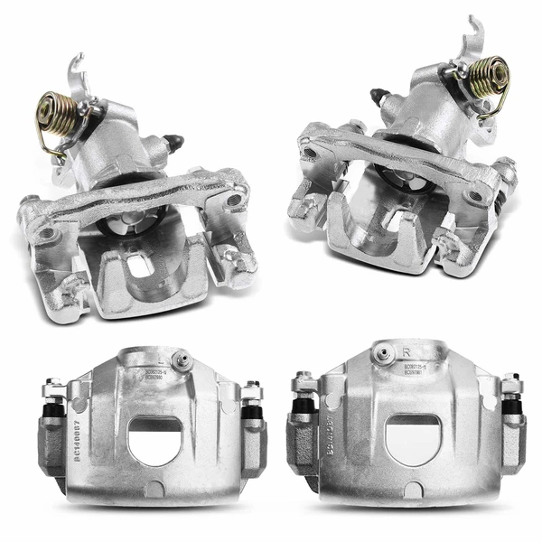 4-PC Brake Caliper, Front & Rear, 1-Piston, A-Premium APBC3913