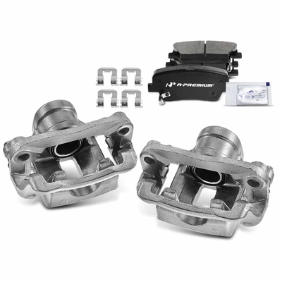 6 Pcs Rear Brake Calipers & Ceramic Brake Pads