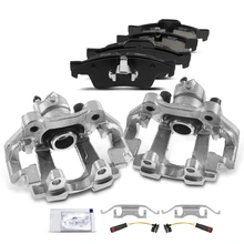 6 Pcs Rear Brake Calipers & Ceramic Brake Pads