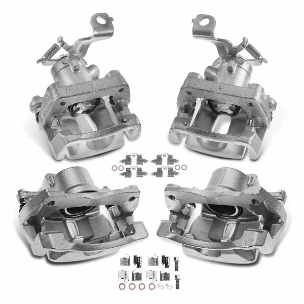 4-PC Brake Caliper, Front & Rear, 1-Piston, A-Premium APBC3784