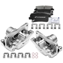 2009 Hyundai Genesis 6pc Brake Caliper and Pad Kit Rear Driver & Passenger 1-Piston A-Premium APBC3744