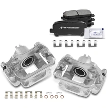 6 Pcs Rear Brake Calipers & Ceramic Brake Pads for 2011-2017 Honda Odyssey