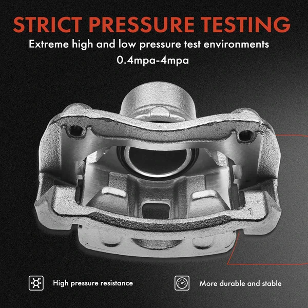 6-PC Brake Caliper + Brake Pad, Front Driver & Passenger, 1-Piston, A-Premium APBC3785