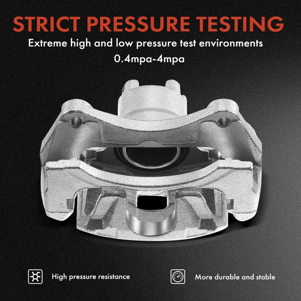 12-PC Brake Caliper + Brake Pad, Front & Rear, 1-Piston, A-Premium APBC3602