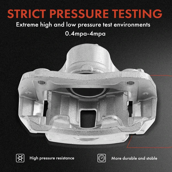 12-PC Brake Caliper + Brake Pad, Front & Rear, 1-Piston, A-Premium APBC3540