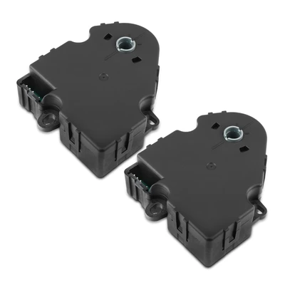 2 Pcs Auxiliary Mode & Temperature HVAC Heater Blend Door Actuator